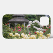 Coques Case-Mate iPhone Roses en fleurs et jardin Rose Gazebo au (Verso (horizontal))
