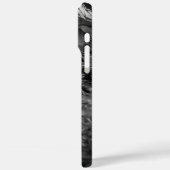 Coques Case-Mate iPhone Roses en noir et blanc (Verso / Gauche)