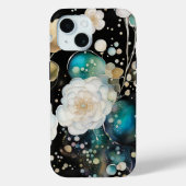 Coques Case-Mate iPhone Roses Et Bulles Abstraits (Verso)