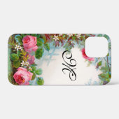 COQUES Case-Mate iPhone ROSES ET JASMINES MONOGRAMME FLORAL (Verso (horizontal))