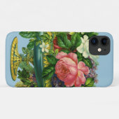 Coques Case-Mate iPhone Roses Florales Roses Roses, Vase de Fleurs (Dos (Horizontal))