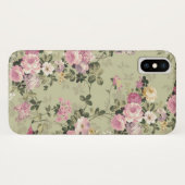 Coques Case-Mate iPhone Roses floraux Vintages (Dos (Horizontal))