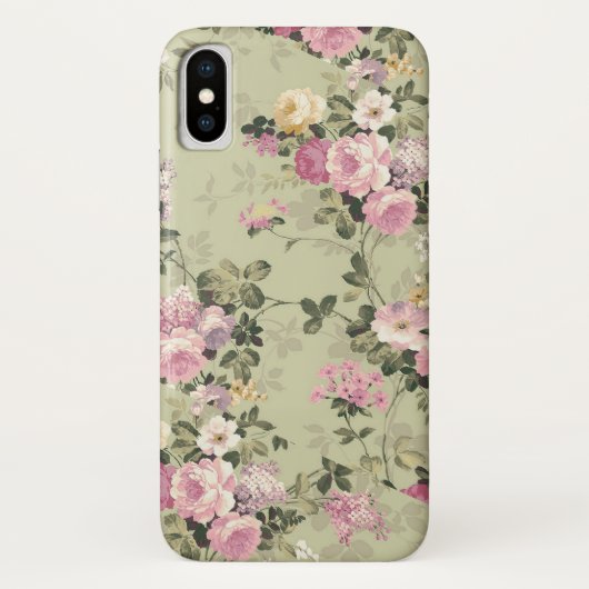 Coques Case-Mate iPhone Roses floraux Vintages (Dos)