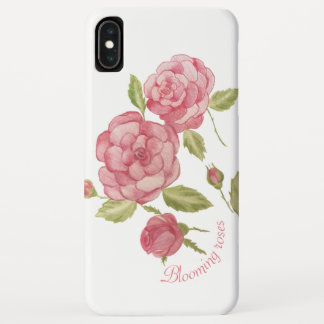 Case-Mate iPhone Case Roses florissants dans les taches d'aquarelle Port