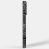 Coques Case-Mate iPhone Roses gris, photo florale grise (Verso / Droite)