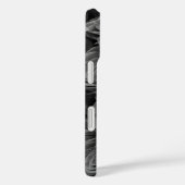 Coques Case-Mate iPhone Roses gris, photo florale grise (Verso / Droite)