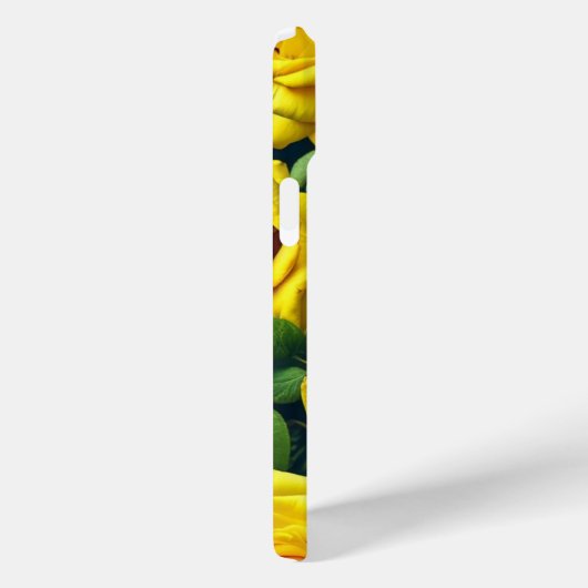 Coques Case-Mate iPhone Roses jaunes (Verso / Droite)