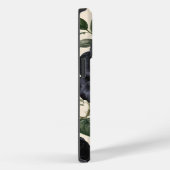 Coques Case-Mate iPhone Roses Noirs Et Feuilles Verts, (Verso / Droite)