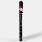 Coques Case-Mate iPhone roses noirs et papillon 3D (Verso / Droite)
