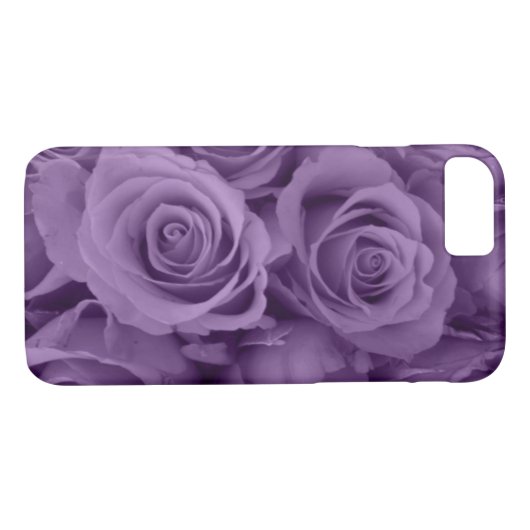 Coques Case-Mate iPhone roses pourpres (Dos (Horizontal))