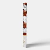 Coques Case-Mate iPhone Roses romantiques de Bourgogne et de Blush sur Dam (Verso / Droite)