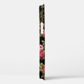 Coques Case-Mate iPhone Roses roses élégantes rose avec Arrière - plan Mon (Verso / Droite)
