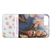 Coques Case-Mate iPhone Roses roses élégants faits sur commande 4 de photo (Dos (Horizontal))