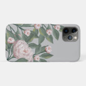 Coques Case-Mate iPhone Roses roses pâles avec fond modifiable (Dos (Horizontal))