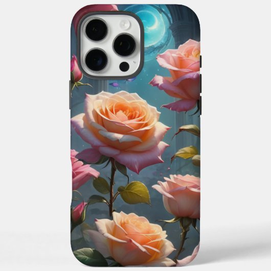 Coques Case-Mate iPhone Roses roses rose-prune enchantées (Verso)