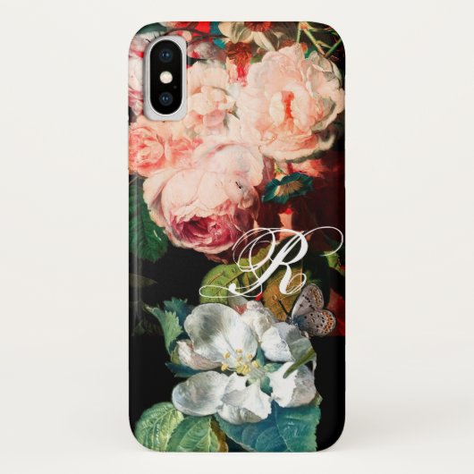 COQUES Case-Mate iPhone ROSES ROSES ROSES, BOUTEILLE, MONOGRAMME FLEURIER  (Dos)