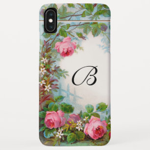 COQUES POUR iPhone ROSES ROSES ROSES ET JASMINES MONOGRAMME FLORAL