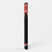 Coques Case-Mate iPhone Roses roses roses sur noir (Dos/Droite)