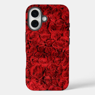 Coques iPhone 16 Roses rouges