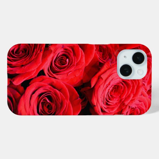 Coques Case-Mate iPhone Roses rouges (Verso (horizontal))