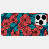 Coques Case-Mate iPhone Roses rouges (Verso (horizontal))
