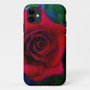 Etui iPhone Case-Mate Roses rouges aux tons bleus