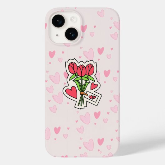 COQUES Case-Mate iPhone ROSES ROUGES DANS VOTRE CAS TÉLÉPHONIQUE (Verso)