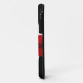 COQUES Case-Mate iPhone ROSES ROUGES ET COPIE NOIRE ET BLANCHE DE ZÈBRE (Dos/Gauche)