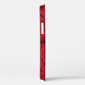 Coques Case-Mate iPhone roses rouges motif sans soudure (Verso / Droite)
