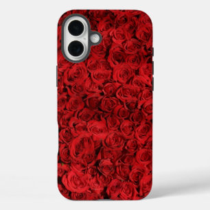 Coques iPhone 16 Plus Roses rouges - photo de près