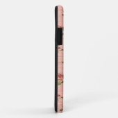 Coques Case-Mate iPhone Roses rustiques en bois rose (Dos/Droite)