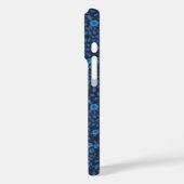 Coques Case-Mate iPhone Roses sauvages en bleu (Verso / Gauche)
