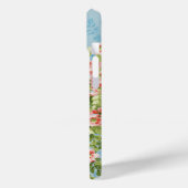 Coques Case-Mate iPhone Roses SAUVAGES, FEUILLES VERTS, OISEAU VOLANT DANS (Verso / Gauche)