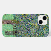 Coques Case-Mate iPhone Roses sous les arbres, Gustav Klimt (Verso (horizontal))