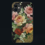 Etui iPhone Case-Mate Roses vintages<br><div class="desc">Les roses victoriens sont si beaux et intemporels. Ces cas floraux vintages de smartphone sont chics et élégants.</div>