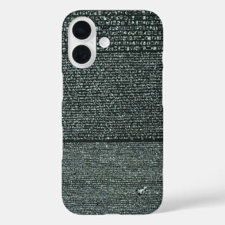 Coques iPhone 16 Rosetta Stone hiéroglyphes égyptiens anciens
