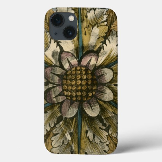 Coques Case-Mate iPhone Rosette décorative Demask sur Arrière - plan gris (Verso)