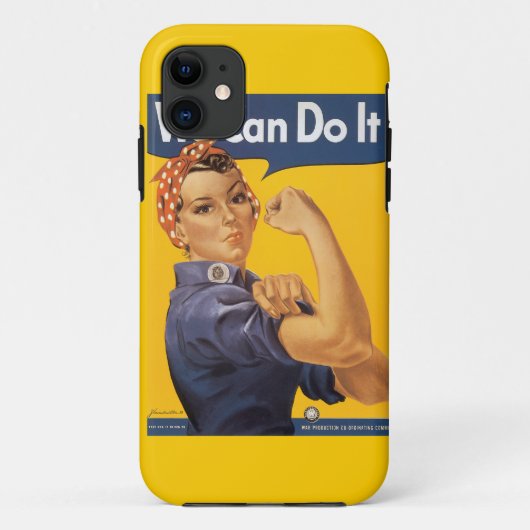 Coques Case-Mate iPhone Rosie le Riveter "Nous pouvons le faire" (Dos)