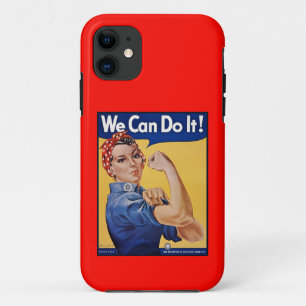 Case-Mate iPhone Case Rosie le Riveter : Une femme forte pour l'autonomi