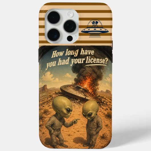 Coques Case-Mate iPhone Roswell UFO (Verso)