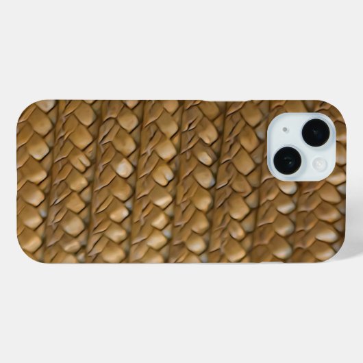 Coques Case-Mate iPhone Rotin de paille d'osier (Verso (horizontal))