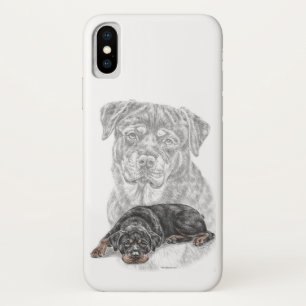 Coque Case-Mate Pour iPhone Rottweiler Chien Art