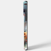 Coques Case-Mate iPhone Rottweiler d'Halloween avec citrouilles effrayant (Verso / Gauche)