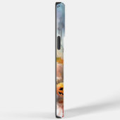 Coques Case-Mate iPhone Rottweiler d'Halloween avec citrouilles effrayant (Verso / Droite)