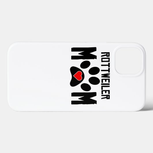 Coques Case-Mate iPhone Rottweiler Mom (Verso (horizontal))