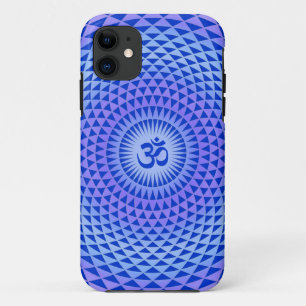 Coque Case-Mate Pour iPhone Roue de méditation fleur de lotus pourpre OM