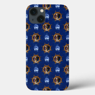 Etui iPhone 13 Roue de pirate de jolly roger