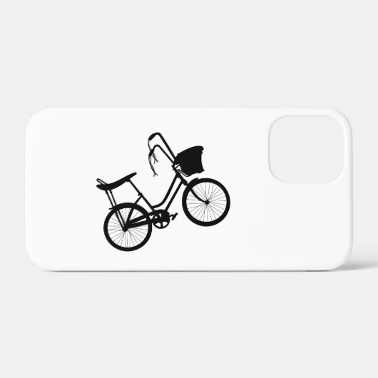 Coques Case-Mate iPhone Roue des années 80 (Noire) (Verso (horizontal))