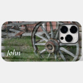 Coques Case-Mate iPhone Roue en Wagon Rustique Style occidental (Verso (horizontal))