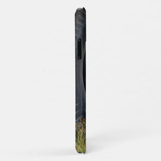 Coques Case-Mate iPhone Roue jaune Nom personnalisé (Dos/Droite)